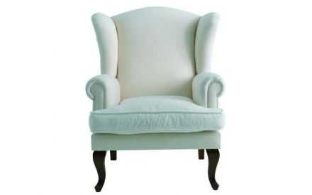 Sillón Orejero Tradicional Clásico de Hogar, Piel Natural, Modelo LONDRES